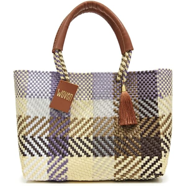 Amazon | [WOVEN ウーヴン] メキシコ製 バスケットバッグ【TALL